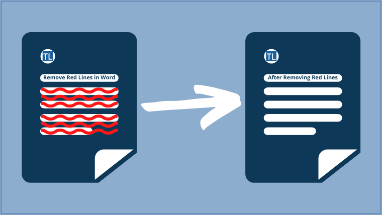 How To Remove Red Lines In MS Word Documents TechLogical